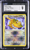 POKEMON TCG: LOST ORIGIN - RADIANT STEELIX - 124/196 (HOLO) (ENGLISH) (GRADED / CGC 9) (📌 CONDITION 9.5)