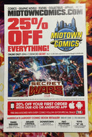 MARVEL COMICS DEADPOOL'S SECRET SECRET WARS ISSUE #1 (NICK GANZIN ALBUM ARTIST VARIANT COVER) (MINI SERIES) (JULY 2015)