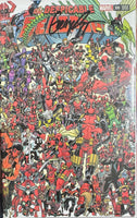 MARVEL COMICS THE DESPICABLE DEADPOOL VOL. 1 ISSUE #300 (SCOTT KOBLISH 300 DEADPOOLS WRAPAROUND VARIANT COVER) (SIGNED/AUTOGRAPHED BY GERRY DUGGAN) (MIDTOWN COMICS COA) (JULY 2018) (📌 CONDITION 8.5/9.0)