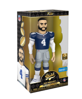 FUNKO GOLD! NFL FOOTBALL DALLAS COWBOYS: DAK PRESCOTT (CHASE) (12 INCH) (BLUE UNIFORM) (WALMART EXCLUSIVE STICKER)