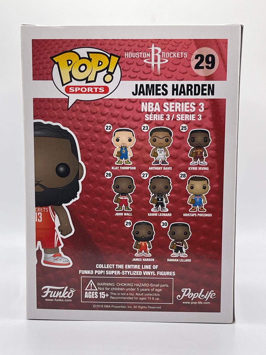james harden 29 first release houston rockets nba basketball funko pop