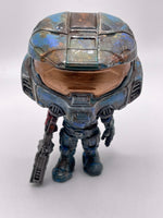 SPARTAN MARK VII #16 (W/ SHOCK RIFLE) (BATTLE TESTED VARIANT) (LE 1) (THE KING'S KEEP EXCLUSIVE) (HALO) FUNKO POP CUSTOM