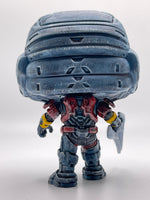 SPARTAN MARK V #21 (BLUE RAMPAGE VARIANT) (LE 1) (THE KING'S KEEP EXCLUSIVE) (ENERGY SWORD) (HALO) FUNKO POP CUSTOM