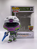 SPARTAN MARK V #21 (BUZZ LIGHTYEAR VARIANT) (LE 1) (THE KING'S KEEP EXCLUSIVE) (ENERGY SWORD) (HALO) FUNKO POP CUSTOM