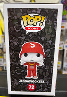 JABBAWOCKEEZ #72 (RED AND WHITE) (SIGNED/AUTOGRAPHED BY JEFF 'PHI' NGUYEN / JOE "PUNKEE" LAROT / KEVIN "KB" BREWER / RYNAN "KID RAINEN" PAGUIO) FUNKO POP