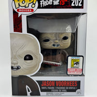 FUNKO POP! MOVIES FRIDAY THE 13TH: UNMASKED JASON VOORHEES #202 (LE 1,008) (2015 SDCC EXCLUSIVE STICKER) (📌CONDITION 9.5)