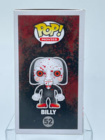 
              FUNKO POP! MOVIES SAW: BLOODY GLOW BILLY #52 (LE 2,500) (2014 SDCC EXCLUSIVE STICKER) (📌 CONDITION 5.5 / 6.0)
            