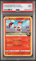 
              POKEMON TCG: POKEMON FUTSAL PROMO - SCORBUNNY ON THE BALL - 004/005 (NON HOLO) (ENGLISH) (GRADED / PSA 9) (📌 CONDITION 9.5)
            