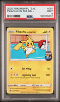 
              POKEMON TCG: POKEMON FUTSAL PROMO - PIKACHU ON THE BALL - 001/005 (NON HOLO) (ENGLISH) (GRADED / PSA 9) (📌 CONDITION 9.5)
            