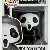 FUNKO POP! MOVIES SCREAM: GHOSTFACE #51 (2014 ONE WORD RELEASE) (📌 CONDITION 9.0 / 9.5)