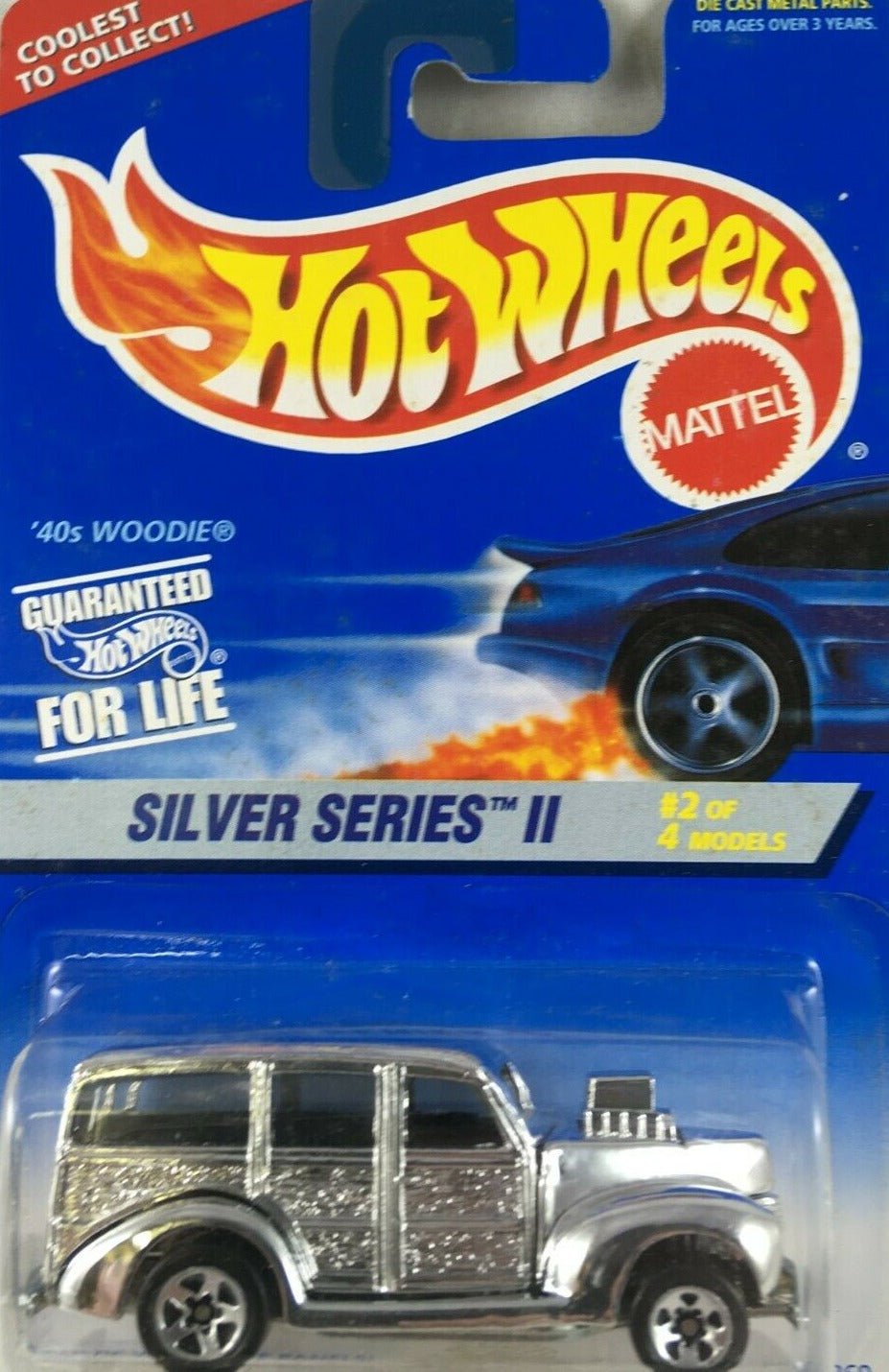 1996 '40S WOODIE #421 (SILVER SERIES II) (#2 OF 4) HOT WHEELS - THE KING'S KEEP, LLC