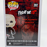 FUNKO POP! MOVIES FRIDAY THE 13TH: UNMASKED JASON VOORHEES #202 (LE 1,008) (2015 SDCC EXCLUSIVE STICKER) (📌CONDITION 9.5)