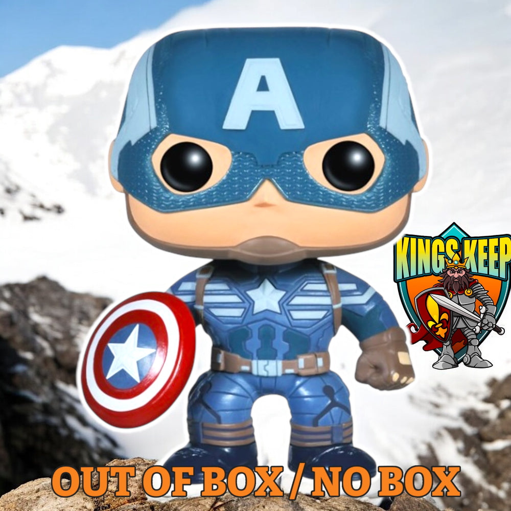 FUNKO POP! MARVEL CAPTAIN AMERICA THE WINTER SOLDIER: CAPTAIN AMERICA #41 (OUT OF BOX / NO BOX) (📌 CONDITION 8.5/9.0)