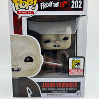 FUNKO POP! MOVIES FRIDAY THE 13TH: UNMASKED JASON VOORHEES #202 (LE 1,008) (2015 SDCC EXCLUSIVE STICKER) (📌CONDITION 9.5)