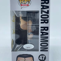 FUNKO POP! WWE RAZOR RAMON #47 (CHASE) (AUTOGRAPHED/SIGNED BY RAZOR RAMON) (JSA COA)