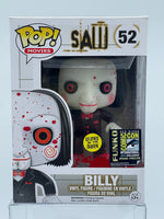 
              FUNKO POP! MOVIES SAW: BLOODY GLOW BILLY #52 (LE 2,500) (2014 SDCC EXCLUSIVE STICKER) (📌 CONDITION 5.5 / 6.0)
            