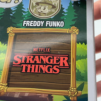FUNKO POP! TELEVISION STRANGER THINGS: FREDDY FUNKO AS HOPPER #SE (LE 250 EVENT ERROR STICKER) (2023 CAMP FUNDAYS EVENT EXCLUSIVE STICKER)