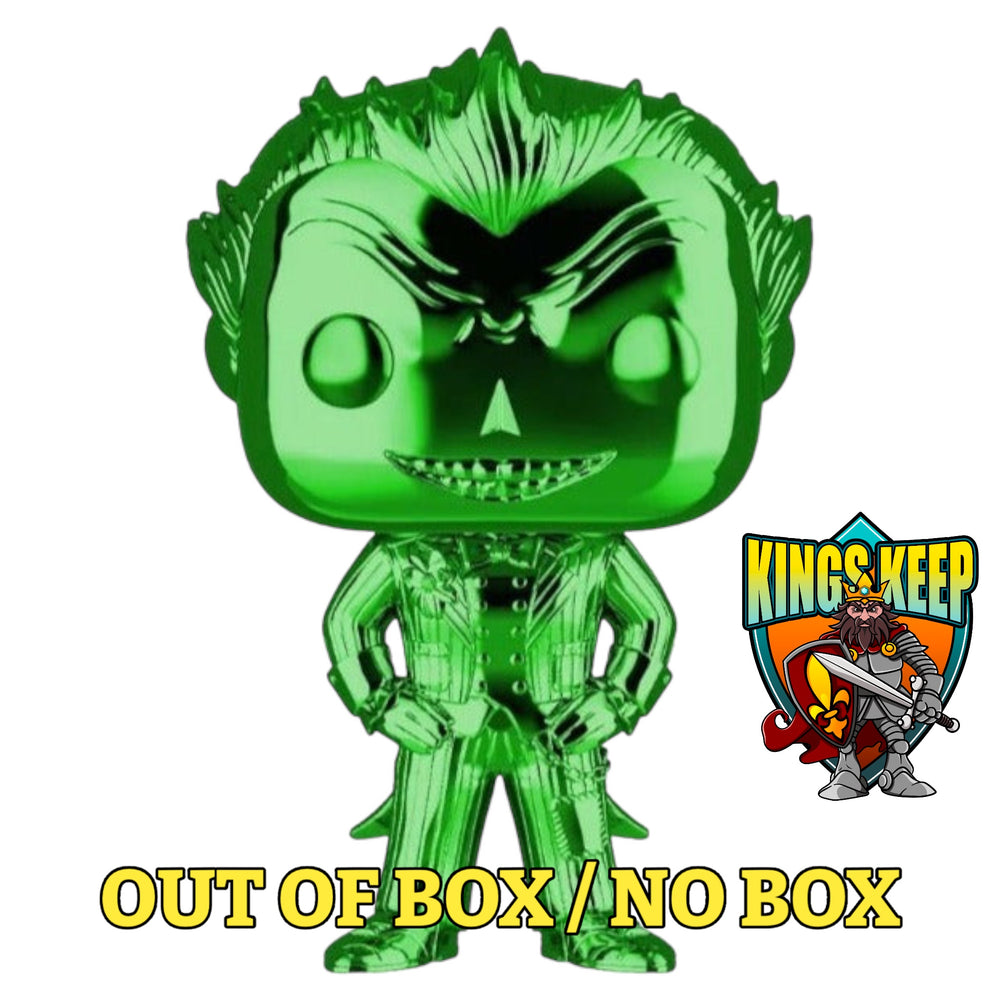 FUNKO POP! DC HEROES BATMAN ARKHAM ASYLUM: GREEN CHROME THE JOKER #53 (TARGET EXCLUSIVE) (OUT OF BOX / NO BOX)