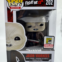 FUNKO POP! MOVIES FRIDAY THE 13TH: UNMASKED JASON VOORHEES #202 (LE 1,008) (2015 SDCC EXCLUSIVE STICKER) (📌CONDITION 8.5/9.0)