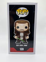 
              FUNKO POP! STAR WARS QUI GON JINN #128 (LE 2,000) (2016 NYCC EXCLUSIVE STICKER) (📌CONDITION 8.5/9.0)
            