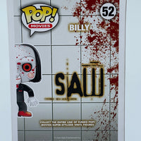 FUNKO POP! MOVIES SAW: BLOODY GLOW BILLY #52 (LE 2,500) (2014 SDCC EXCLUSIVE STICKER) (📌 CONDITION 5.5 / 6.0)