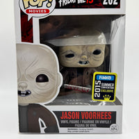 FUNKO POP! MOVIES FRIDAY THE 13TH: UNMASKED JASON VOORHEES #202 (LE 1,008) (2015 SHARED SUMMER CONVENTION STICKER) (📌CONDITION 6.0)