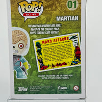 FUNKO POP! SCI-FI MOVIES MARS ATTACKS: GLOW MARTIAN #01 (LE 480) (2012 SDCC EXCLUSIVE STICKER) (📌 CONDITION 8.5 / 9.0)