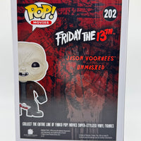 FUNKO POP! MOVIES FRIDAY THE 13TH: UNMASKED JASON VOORHEES #202 (LE 1,008) (2015 SDCC EXCLUSIVE STICKER) (📌CONDITION 9.5)