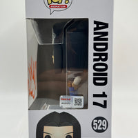 FUNKO POP! ANIMATION DRAGON BALL Z: ANDROID 17 #529 (SIGNED / AUTOGRAPHED BY CHUCK HUBER) (TRISTAR COA) (📌CONDITION 8.0)