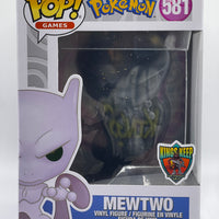 FUNKO POP CUSTOM! POKEMON: MEWTWO #581 (GALAXY BLACKLIGHT VARIANT) (LE 1) (THE KING'S KEEP EXCLUSIVE)