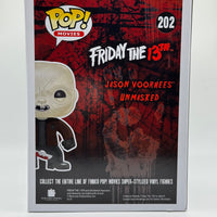 FUNKO POP! MOVIES FRIDAY THE 13TH: UNMASKED JASON VOORHEES #202 (LE 1,008) (2015 SDCC EXCLUSIVE STICKER) (📌CONDITION 8.5/9.0)