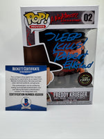 
              FUNKO POP! MOVIES A NIGHTMARE ON ELM STREET: GLOW FREDDY KRUEGER #02 (GLOW CHASE) (SIGNED / AUTOGRAPHED BY ROBERT ENGLUND) (BECKETT COA) (3 LANGUAGE RELEASE) (JJL 180404) (📌 CONDITION 8.0)
            