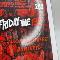 FUNKO POP! MOVIES FRIDAY THE 13TH: UNMASKED JASON VOORHEES #202 (LE 1,008) (2015 SDCC EXCLUSIVE STICKER) (📌CONDITION 9.5)