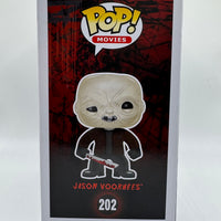 FUNKO POP! MOVIES FRIDAY THE 13TH: UNMASKED JASON VOORHEES #202 (LE 1,008) (2015 SDCC EXCLUSIVE STICKER) (📌CONDITION 9.5)