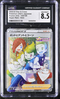 
              POKEMON TCG: FUSION ARTS - CHILI & CILAN & CRESS - 124/100 (HYPER RARE - HOLO) (JAPANESE) (GRADED / CGC 8.5) (📌 CONDITION 9.5)
            