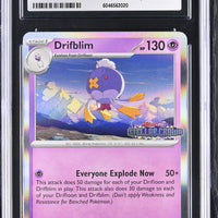 POKEMON TCG: SCARLET & VIOLET PROMOS - DRIFBLIM - 135 (STELLAR CROWN PRERELEASE - HOLO) (ENGLISH) (GRADED / CGC 9.5) (📌 CONDITION 9.5)