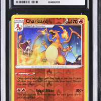POKEMON TCG: VIVID VOLTAGE - CHARIZARD - 025/185 (REVERSE HOLO) (ENGLISH) (GRADED / CGC 10) (📌 CONDITION 9.5)