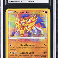 POKEMON TCG: VIVID VOLTAGE - ZAMAZENTA - 102/185 (AMAZING RARE - HOLO) (ENGLISH) (GRADED / CGC 10) (📌 CONDITION 9.5)