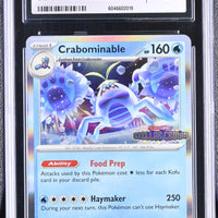 POKEMON TCG: SCARLET & VIOLET PROMOS - CRABOMINABLE - 134 (STELLAR CROWN PRERELEASE - HOLO) (ENGLISH) (GRADED / CGC 9) (📌 CONDITION 9.5)