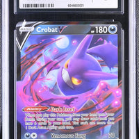 POKEMON TCG: SWORD & SHIELD PROMO - CROBAT V - SWSH110 (TRAINER'S TOOLKIT 2021 - HOLO) (ENGLISH) (GRADED / CGC 9) (📌 CONDITION 9.5)