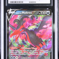 POKEMON TCG: CHILLING REIGN - GALARIAN MOLTRES V - 097/198 (HOLO) (ENGLISH) (GRADED / CGC 10) (📌 CONDITION 9.5)