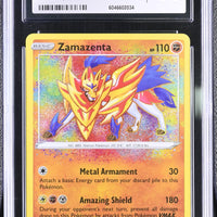 POKEMON TCG: VIVID VOLTAGE - ZAMAZENTA - 102/185 (AMAZING RARE - HOLO) (ENGLISH) (GRADED / CGC 10) (📌 CONDITION 9.5)