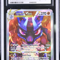 POKEMON TCG: SWORD & SHIELD PROMO - LUCARIO VSTAR - SWSH291 (CROWN ZENITH ETB - HOLO) (ENGLISH) (GRADED / CGC 9) (📌 CONDITION 9.5)