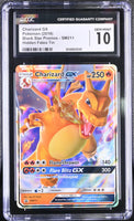 
              POKEMON TCG: SUN & MOON PROMOS - CHARIZARD GX - SM211 (HIDDEN FATES TIN - HOLO) (ENGLISH) (GRADED / CGC 10) (📌 CONDITION 9.5)
            