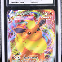POKEMON TCG: EVOLVING SKIES - FLAREON VMAX - 018/203 (HOLO) (ENGLISH) (GRADED / CGC 10) (📌 CONDITION 9.5)