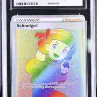 POKEMON TCG: FUSION STRIKE - SCHOOLGIRL - 277/264 (RAINBOW RARE - HOLO) (ENGLISH) (GRADED / CGC 9) (📌 CONDITION 9.5)