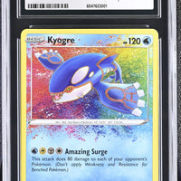 POKEMON TCG: SHINING FATES - KYOGRE - 021/072 (AMAZING RARE - HOLO) (ENGLISH) (GRADED / CGC 8) (📌 CONDITION 9.5)
