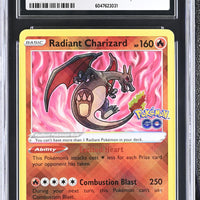 POKEMON TCG: POKEMON GO - RADIANT CHARIZARD - 011/078 (HOLO) (ENGLISH) (GRADED / CGC 8.5) (📌 CONDITION 9.5)