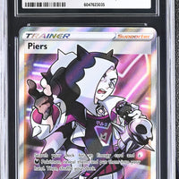 POKEMON TCG: DARKNESS ABLAZE - PIERS - 187/189 (ULTRA RARE - HOLO) (ENGLISH) (GRADED / CGC 10) (📌 CONDITION 9.5)
