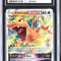 POKEMON TCG: BRILLIANT STARS - CHARIZARD VSTAR - 018/172 (HOLO) (ENGLISH) (GRADED / CGC 10) (📌 CONDITION 9.5)